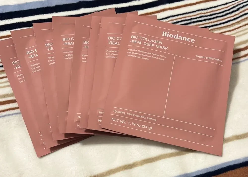 Biodance Korean Overnight Hydrogel Face Mask, 8 Sheets, Deep Collagen Real 6/28